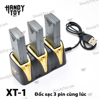 XT-1 Đốc sạc 3 pin cùng lúc
