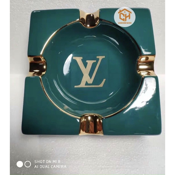 Gạt Tàn thuốc, Gạt Tàn Sứ Cao Cấp LV, Versace