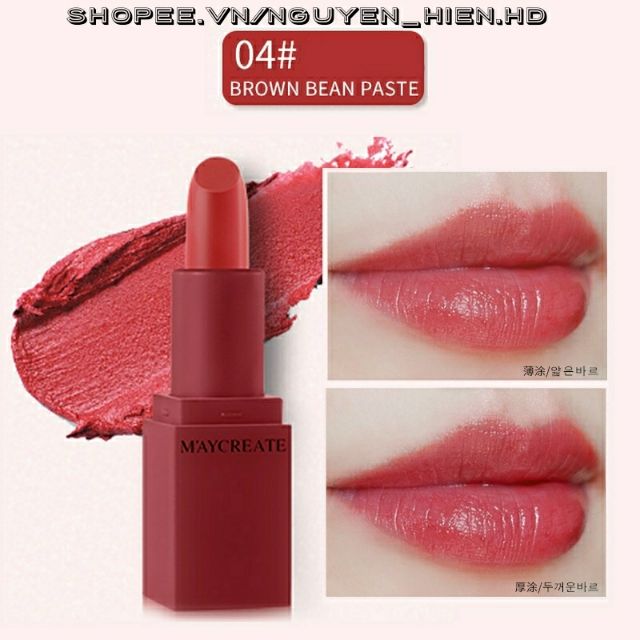 Set 5 son mini matte Maycreate chính hãng | BigBuy360 - bigbuy360.vn