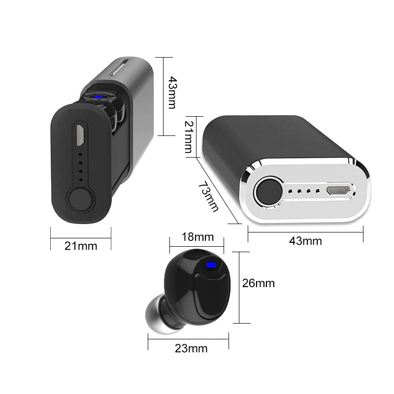 Tai Nghe Bluetooth Không Dây True wireless Bluetooth V5.0 Cảm ứng TWS G1 Cao Cấp