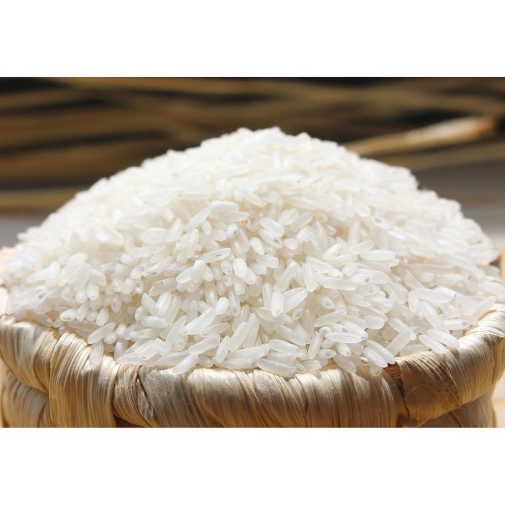 Gạo ST20 túi 5Kg - Đặc sản Sóc Trăng-hạt thon dài,dẻo nhiều,thơm ngọt cơm - Bao PP TRắng Trơn