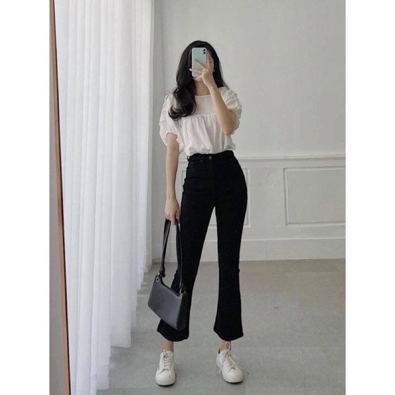 Quần bò ống loe TTQ688 | BigBuy360 - bigbuy360.vn