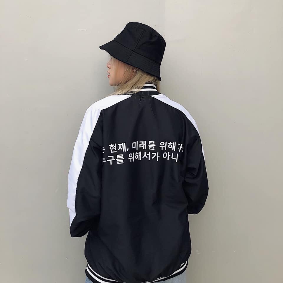 [Tặng Quà]  Áo Khoác Dù Nam Nữ Unisex - Áo Khoác Jacket Bombers Sọc Tay - LP.STORE ( có form rộng XL kèm ảnh thật )