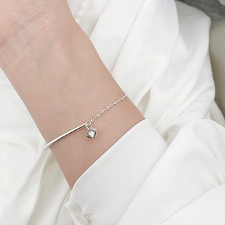 [DEAL SỐC] Lắc tay bạc nữ Cubix Miuu Silver