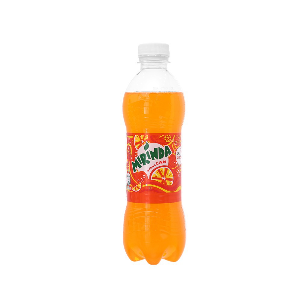 Thùng 24 Chai Nước Ngọt Có Gas Mirinda Hương Cam 390ml