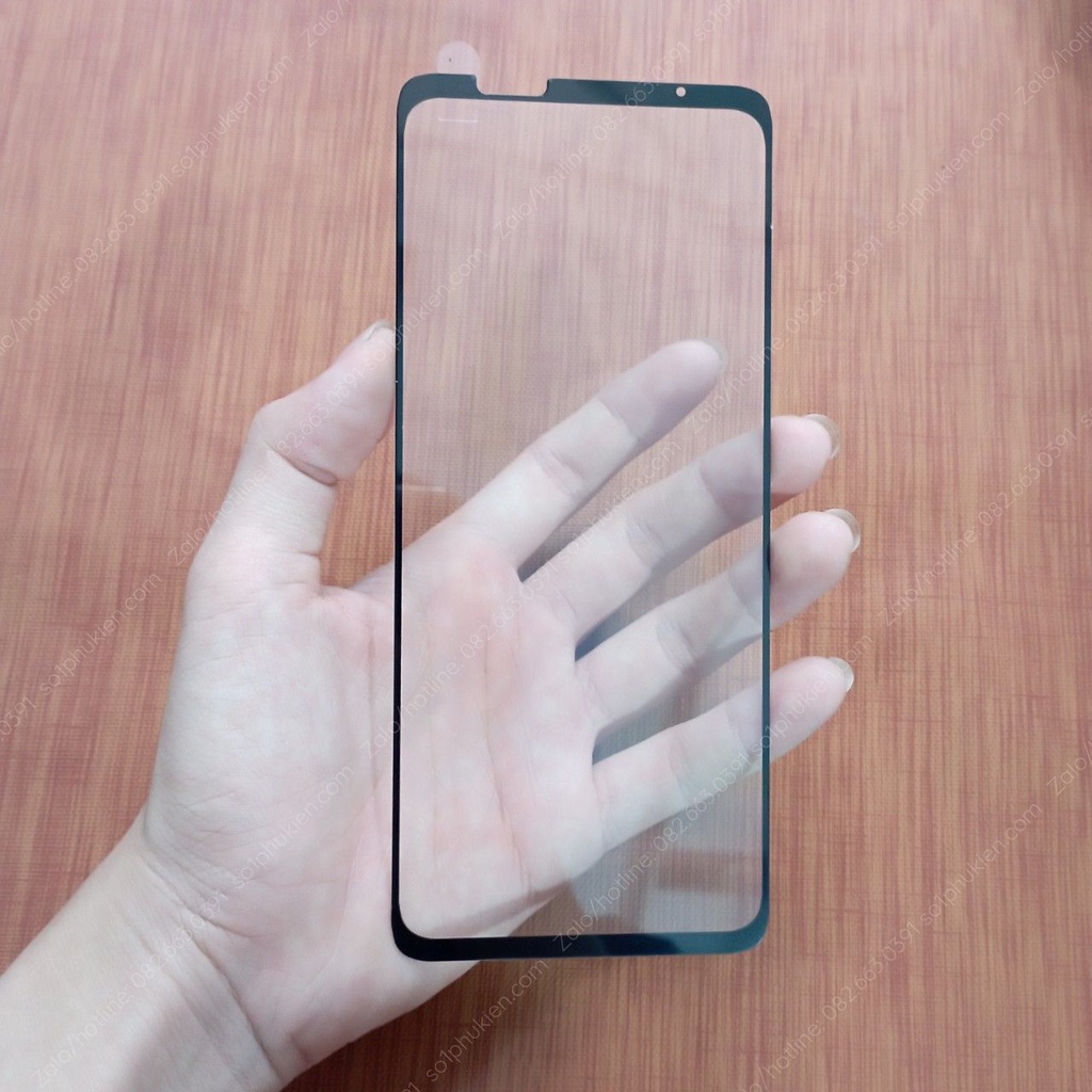 Kính cường lực Asus  Rog phone 5 /  Rog phone 6 / Rog phone 7 full màn full keo, full keo chuẩn đẹp