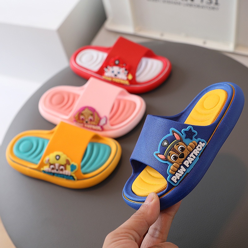 Dép đúc những chú chó cứu hộ, dép lê Pawpatrol bé trai bé gái hình biệt đội chó cứu hộ TulaStore