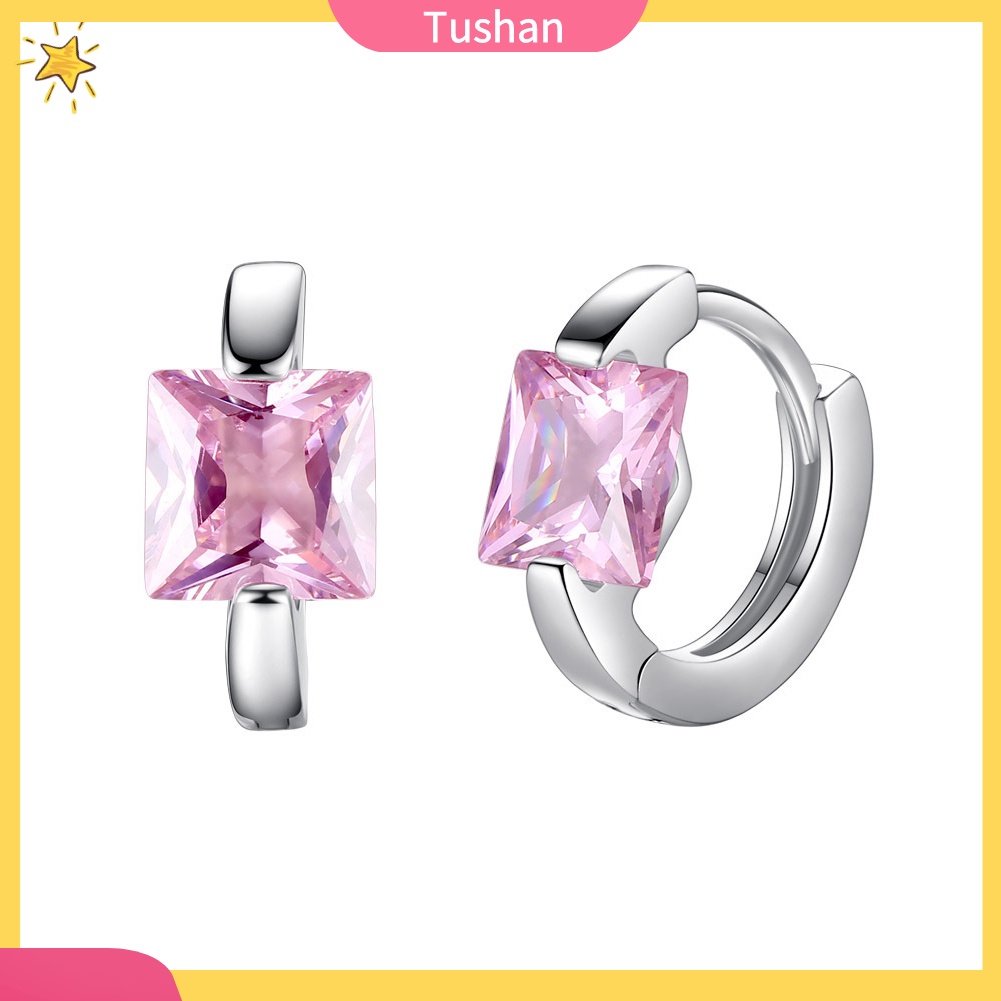 Khuyên tai nữ đính đá phong cách thời trang đơn giản cho đám cưới/ đám tiệc