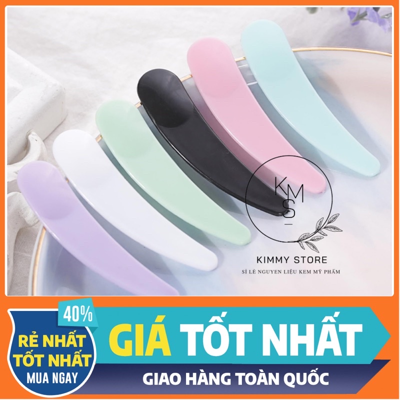 lẻ muỗng que nhựa mini lấy múc kem nhỏ gọn