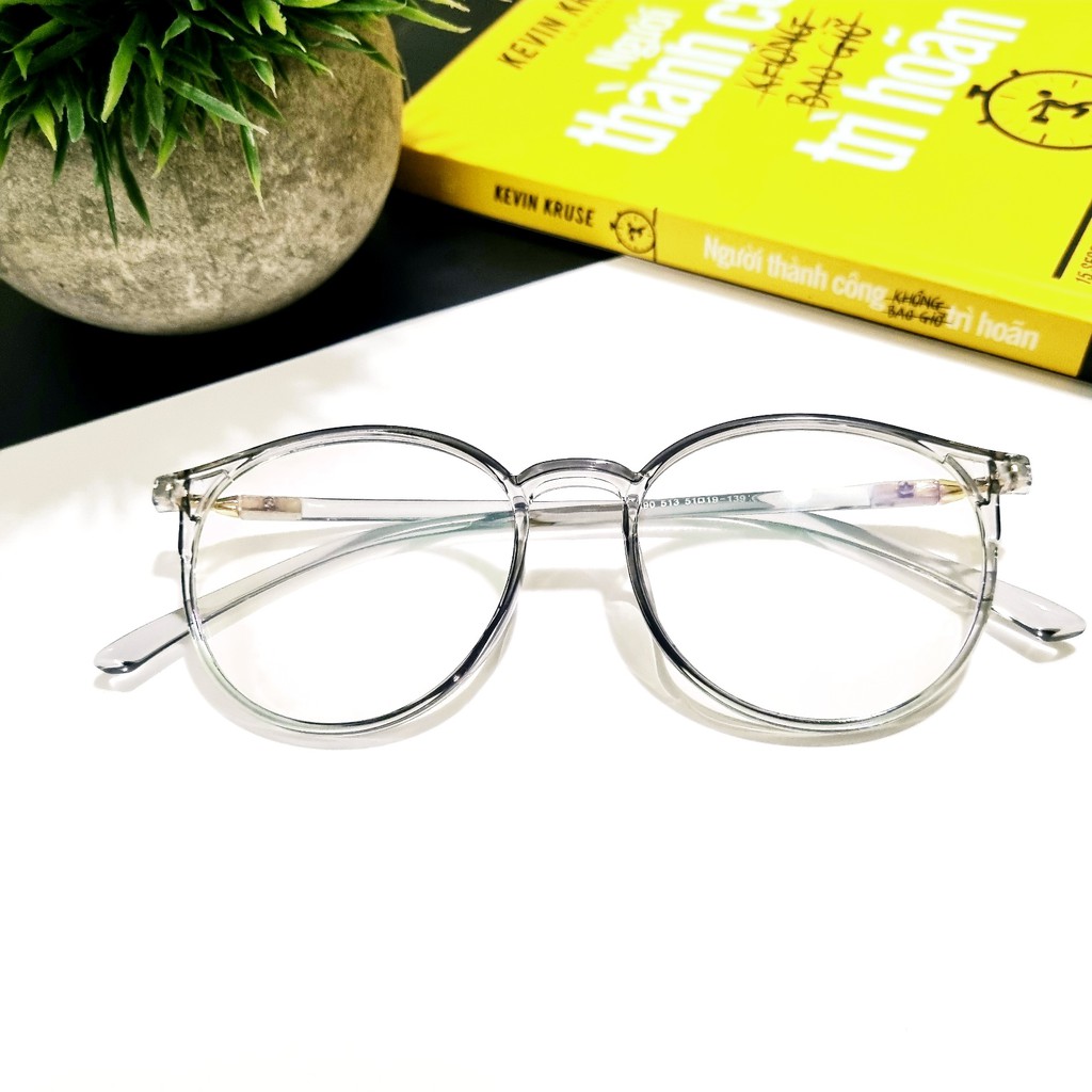 Gọng kính nhựa dẻo Glasses Garden dáng tròn 513 siêu nhẹ - Có lắp mắt cận theo yêu cầu | BigBuy360 - bigbuy360.vn
