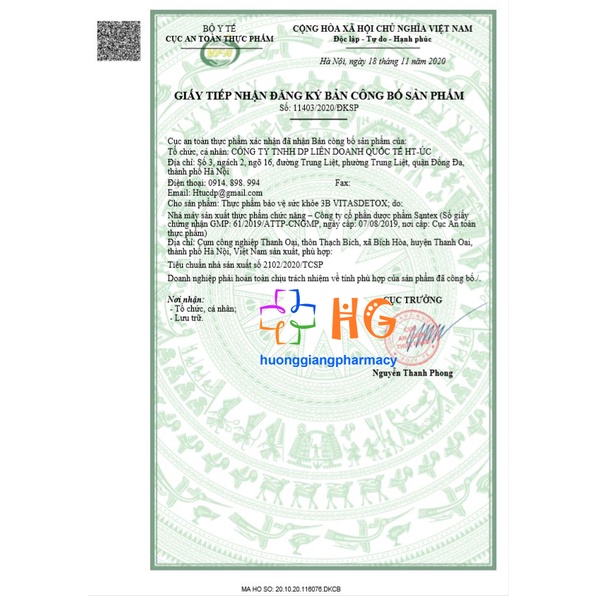 Vitamin 3B Vitasdetox Bổ sung Sữa ong chúa Bột đông trùng hạ thảo Arginine Tăng cường sức đề kháng Hộp 100 Viên