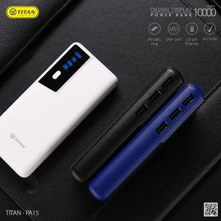 Pin dự phòng TITAN PA15 10000mAh