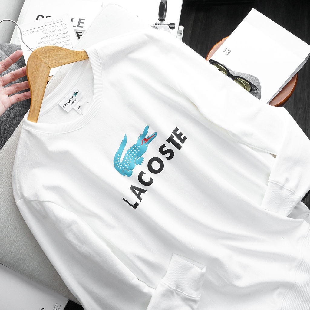 Áo thun nỉ thời trang tay dài , áo thun sweater unisex chất nỉ dày mịn, mặc siêu êm L22