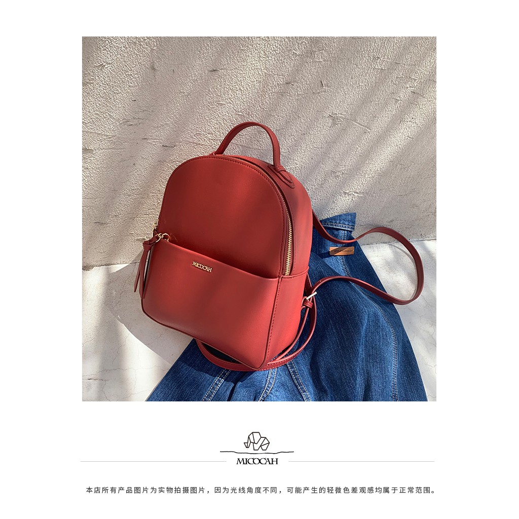 Túi xách nữ [có sẵn + FREESHIP] Balo Micocah da Pu size to 354 N2a shop
