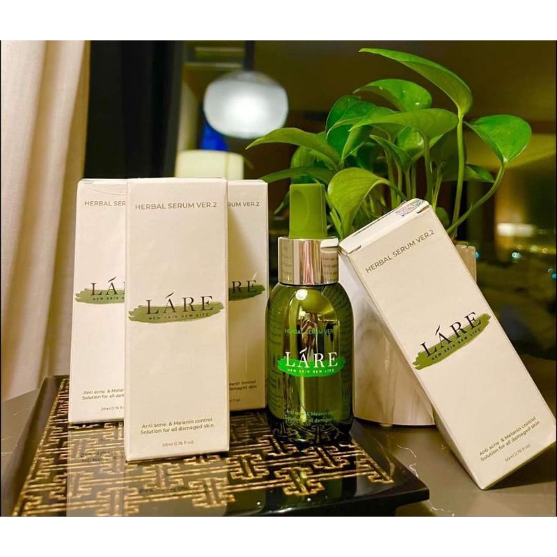 Herbal Serum Ver.2  Mờ Nám Tàn Nhang Thanh Dược Láre Full Size 50ml