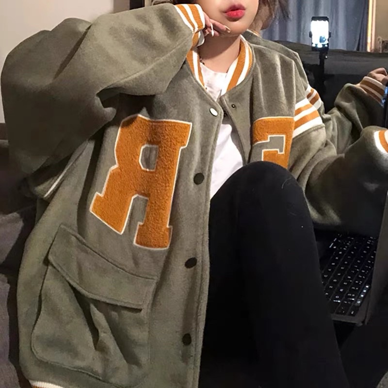 Áo bomber nỉ lót bông