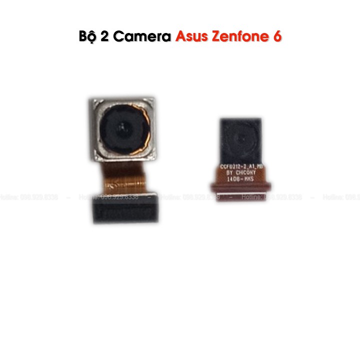 Camera Trước &amp; Sau Của Asus Zenfone 6 - Cam zin bóc máy