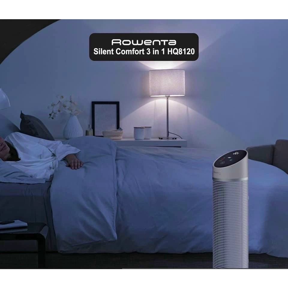 Quạt tháp Rowenta HQ8120 Silent Comfort 3 in 1 đa năng sử dụng bốn mùa [Hàng Đức]