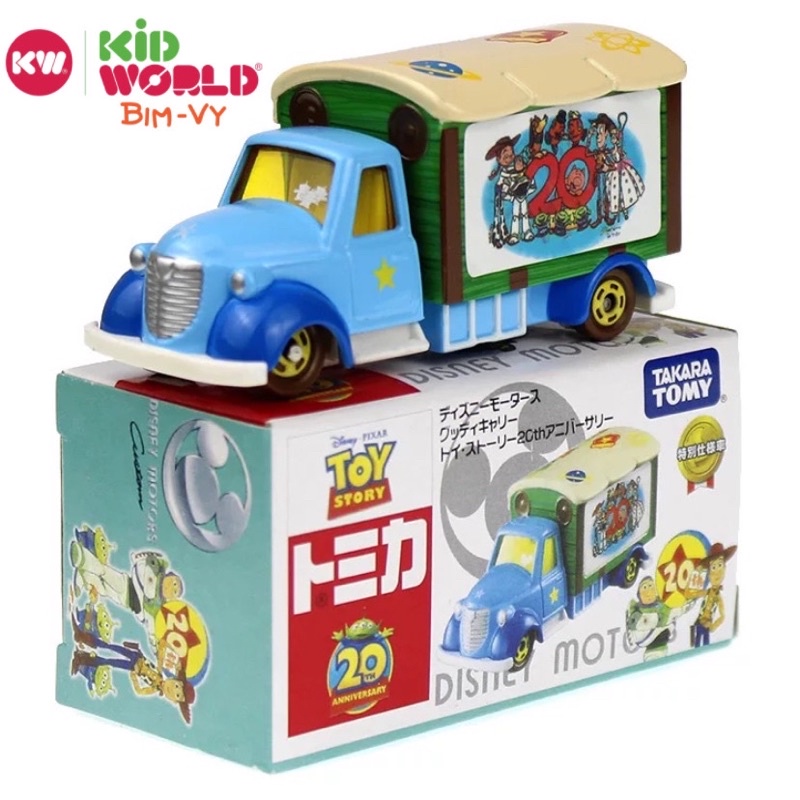 Xe mô hình Tomica Box Disney Motors Tải Toy Story. MS: 733.