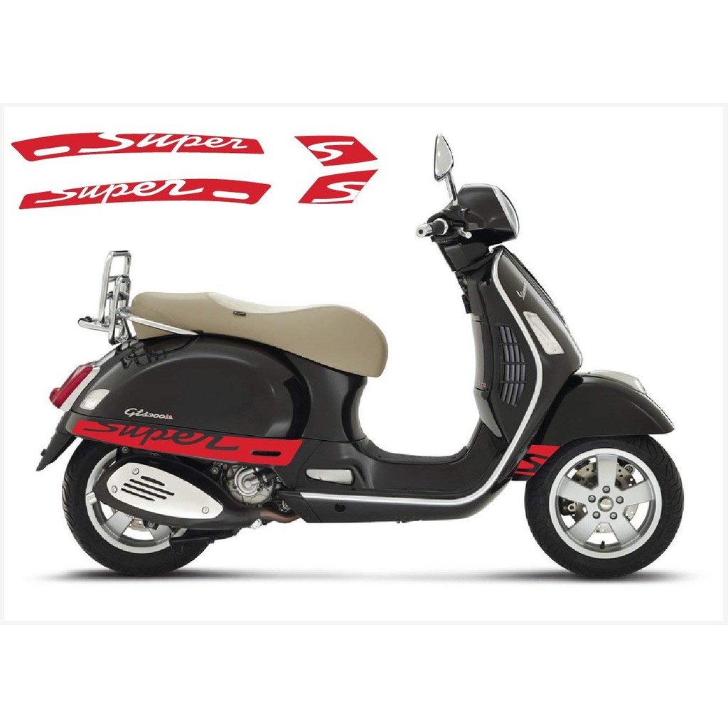 Decal tem xe Piaggio Vespa GTS Super 125