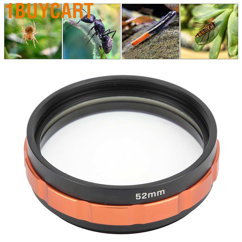 1buycart High Definition Macro Close‑Up Lens for 52mm Mount Camera Sony ZV‑1 with Adapter