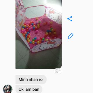 Lều chơi kèm bóng cho bé yêu