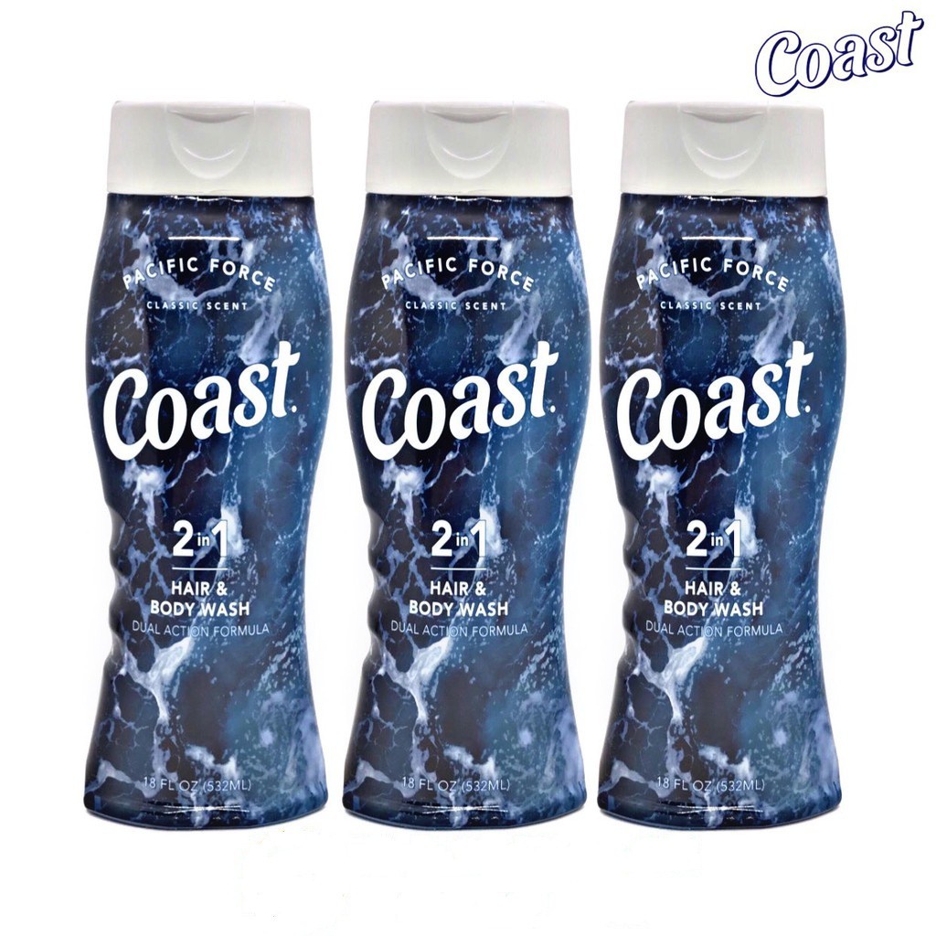 Tắm Gội Coast Mỹ 2in1 530ml