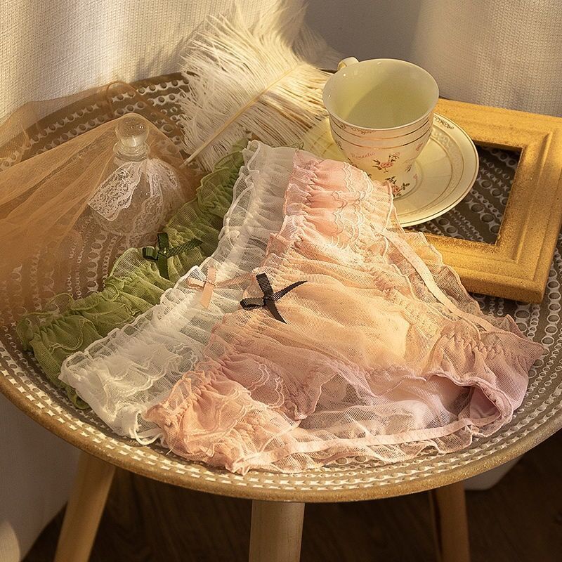 Quần Lót cotton Nguyên Chất Kháng Khuẩn Eo Thấp Thoáng Khí Dễ Thương Cho Nữ