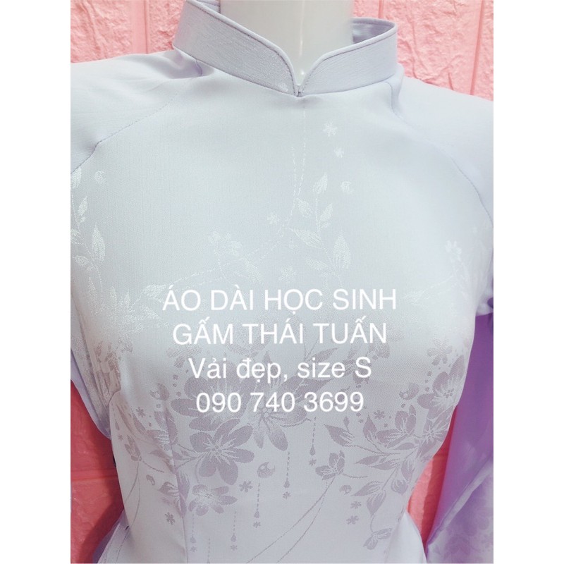 Áo Dài Học Sinh Vải Thái Tuấn Đẹp Xuất Sắc Từ Vải Đến Form Áo ( các mẫu hoạ tiết tuyển chọn rất đẹp ạ )