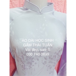 Áo Dài Học Sinh Vải Thái Tuấn Đẹp Xuất Sắc Từ Vải Đến Form Áo ( các mẫu hoạ tiết tuyển chọn rất đẹp ạ )