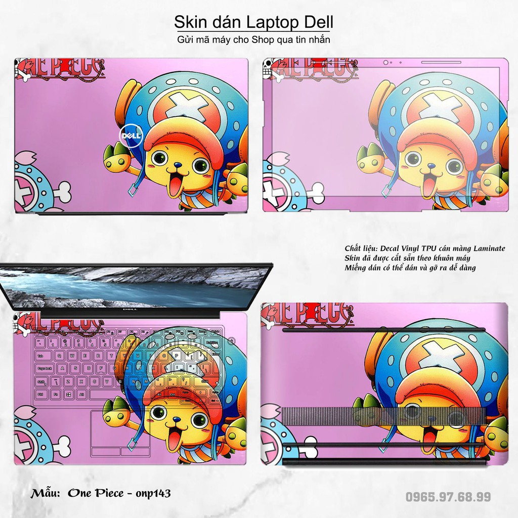 Skin dán Laptop Dell in hình One Piece _nhiều mẫu 17 (inbox mã máy cho Shop)