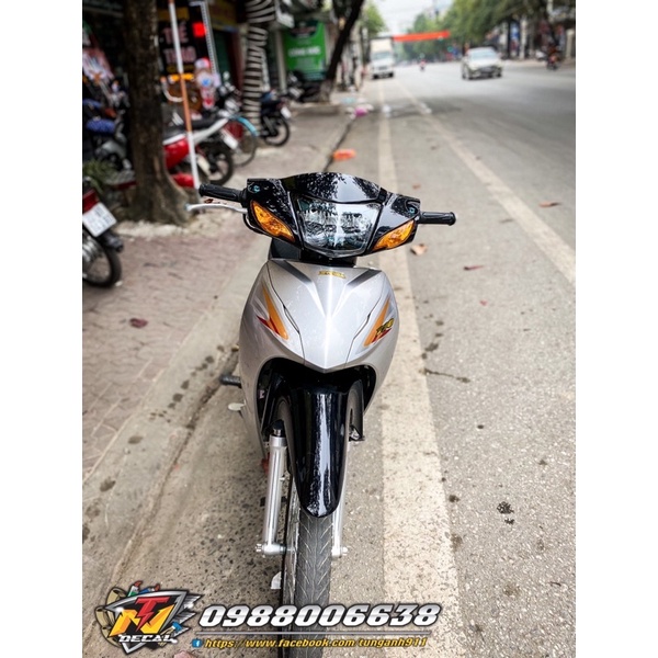 Tem xe Wave Alpha- Tem wave 110 ghép crom