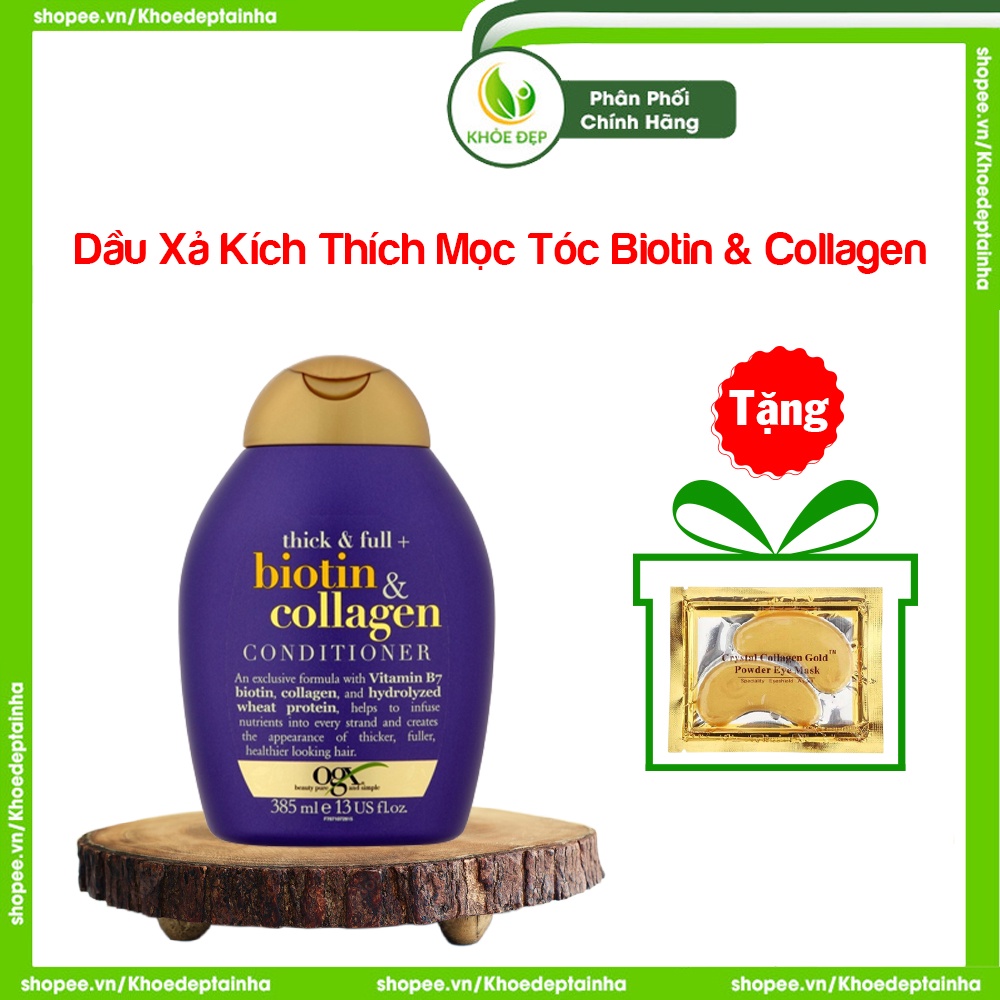 Dầu xả tóc, ủ tóc, dưỡng tóc, phục hồi tóc, kích mọc tóc, dầu xả tóc biotin collagen chính hãng