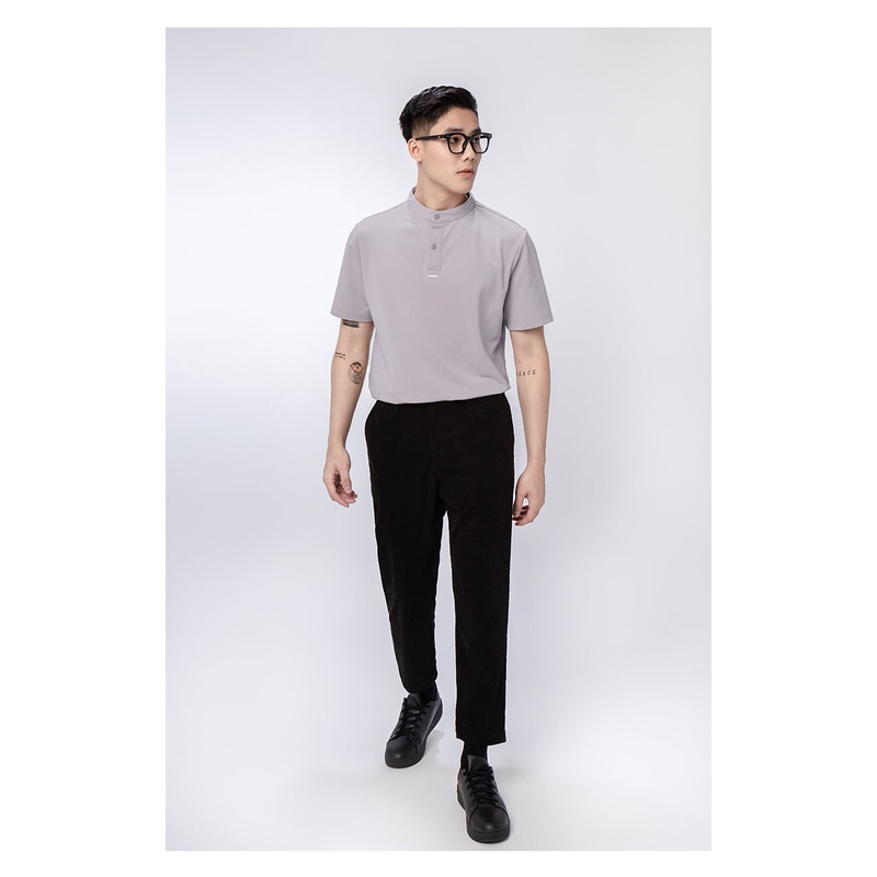 Áo Thun Nam Tay Ngắn Cổ Trụ Tối Giản Thương Hiệu Y2010 M8 20911 |YaMe|