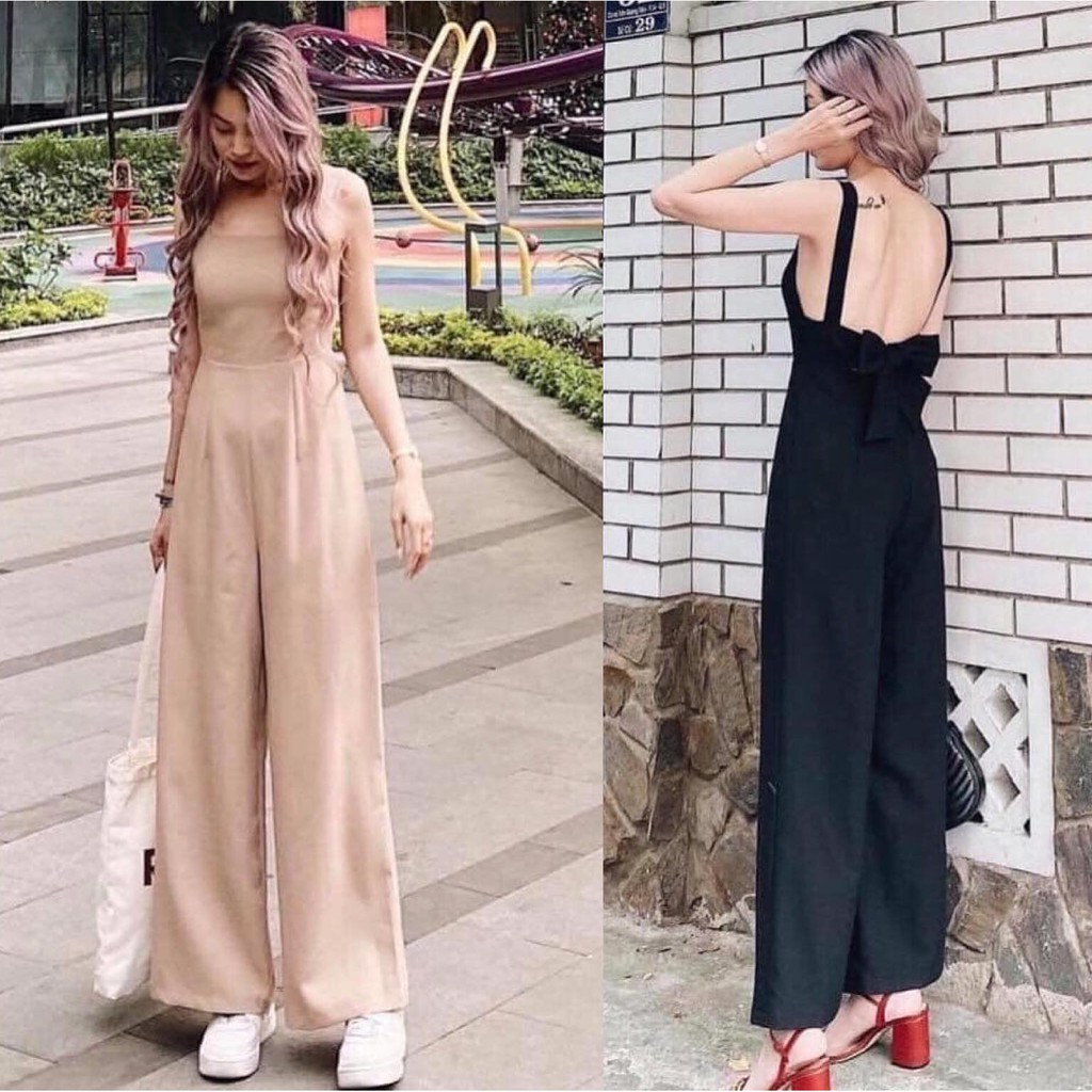[FREESHIP] JUMP DÀI ỐNG quần SUÔNG rộng cột nơ sau