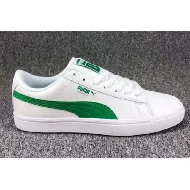 (SALE HOT) giày thể thao PUMA COURT STAR x BTS white green Trắng vạch xanh (FULLBOX)