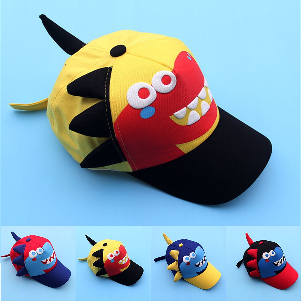 Mũ Lưỡi Trai Hình Khủng Long Dễ Thương Cho Bé Mẫu Giáo