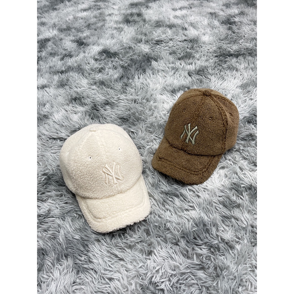 Mũ Lưỡi Trai NY Fleece Ball Cap Chất Liệu Vải Lông Cừu N55