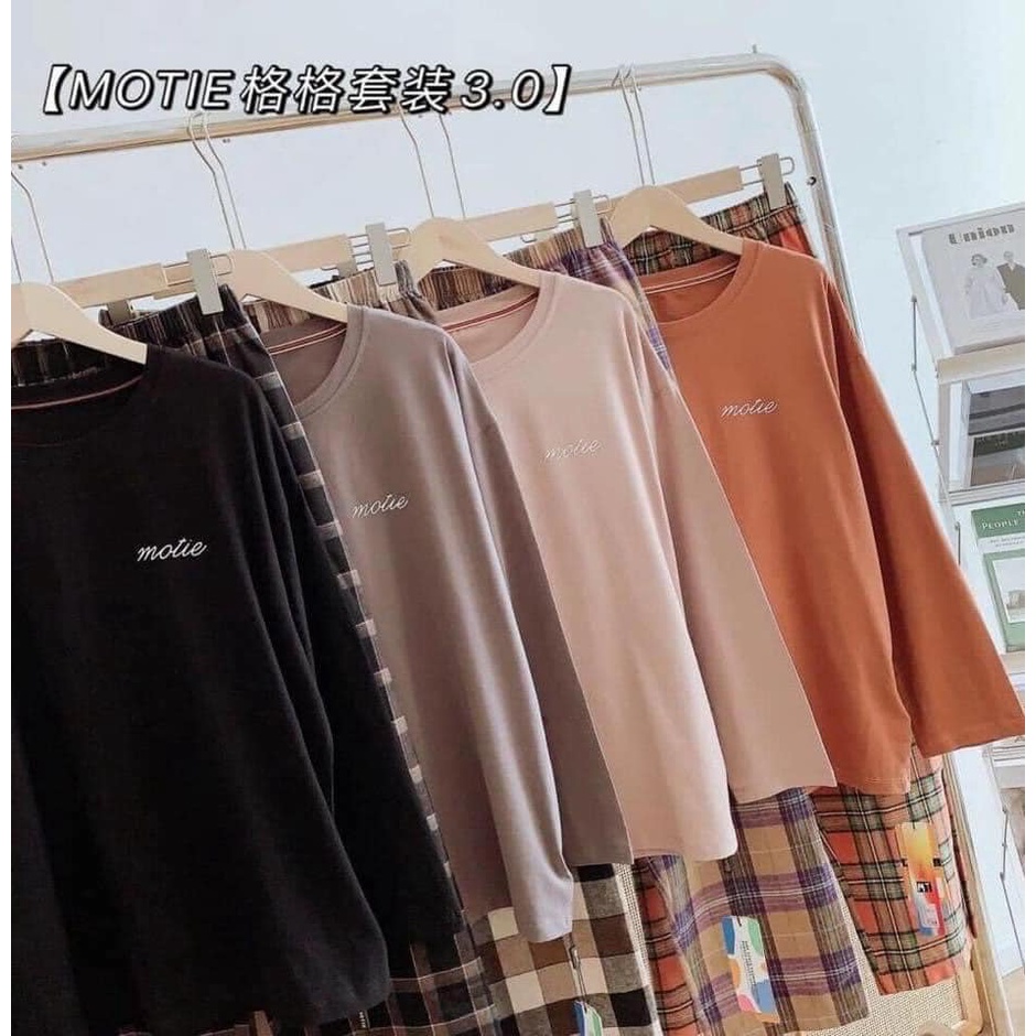 BỘ ĐỒ NGỦ NỮ SỌC CARO | BigBuy360 - bigbuy360.vn