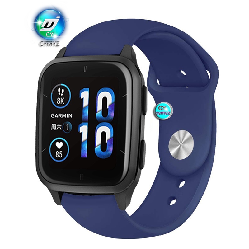 Ốp Silicon Bảo Vệ Toàn Màn Hình Có Dây Đeo Cho Garmin venu sq 2 Garmin venu sq 2