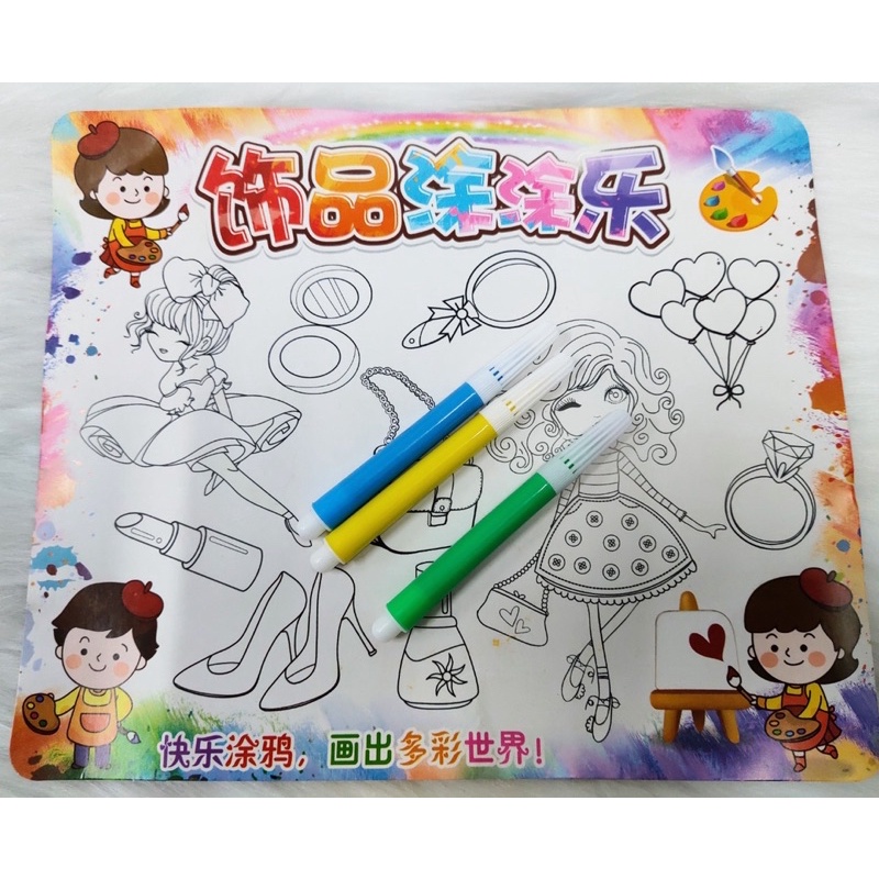 Bộ Đồ Chơi Túi Xách Trang Điểm Bé Gái