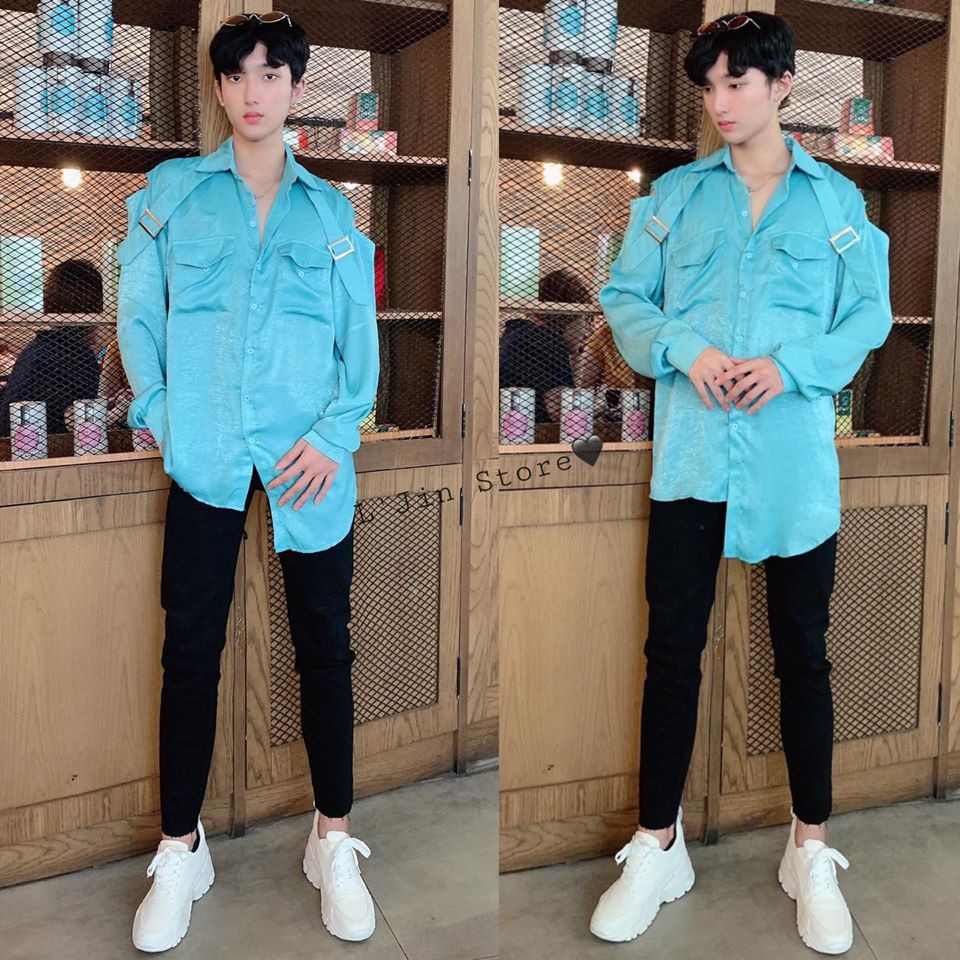 SƠ MI VẠT CAO THẤP THIẾT KẾ DÂY VAI - LJINSTORE | BigBuy360 - bigbuy360.vn