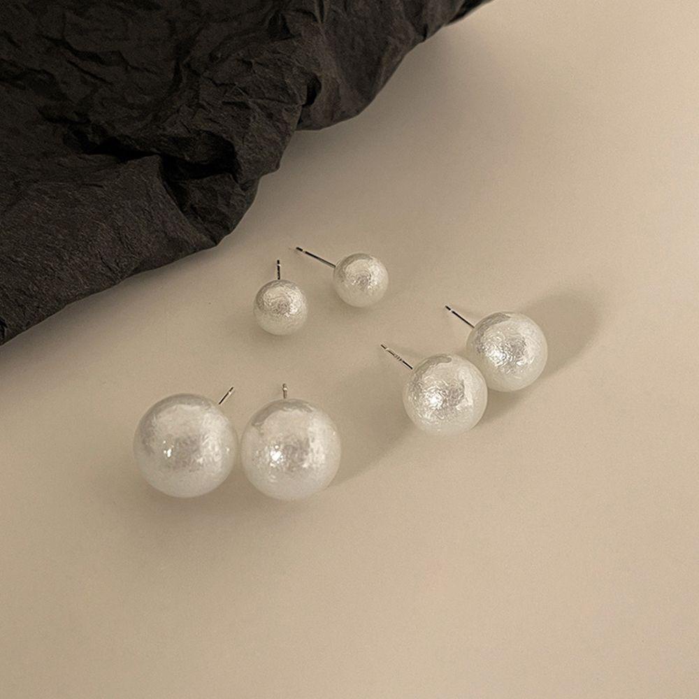 Khuyên Tai Đính Hạt Ngọc Trai Đơn Giản Thời Trang Cho Nữ