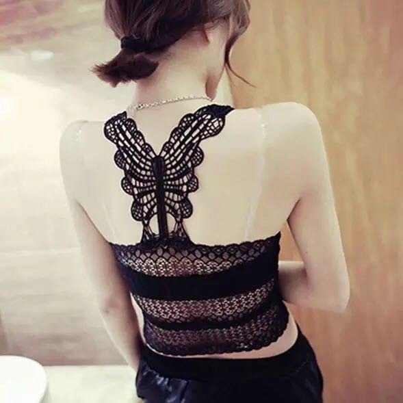 Áo lót ren 2 dây lưng bướm - BX1351