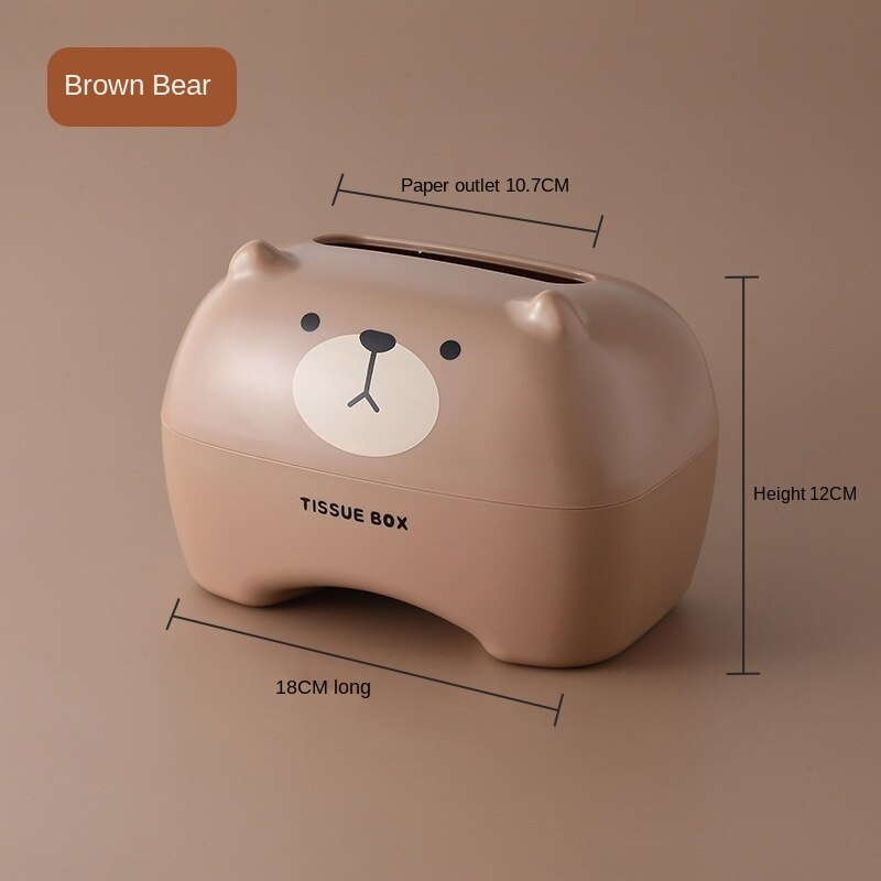 Hộp đựng khăn giấy họa tiết hoạt hình sáng tạo trang trí nhà cửa 2022