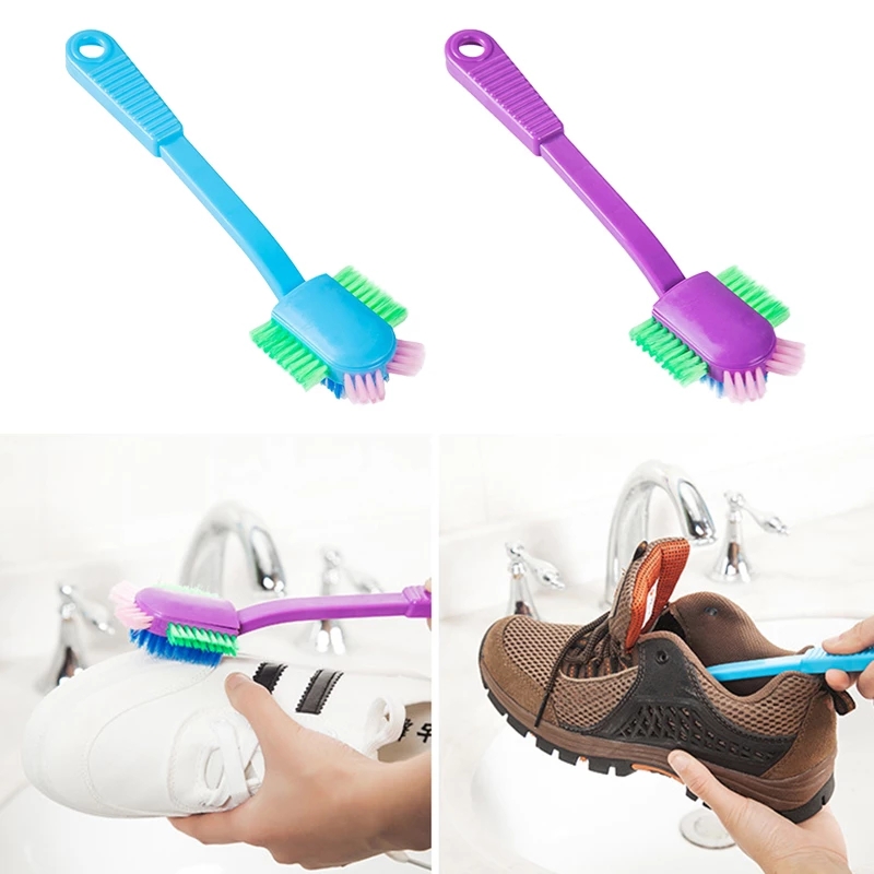 Bàn chải cán dài vệ sinh giày đa năng sử dụng tiện lợi