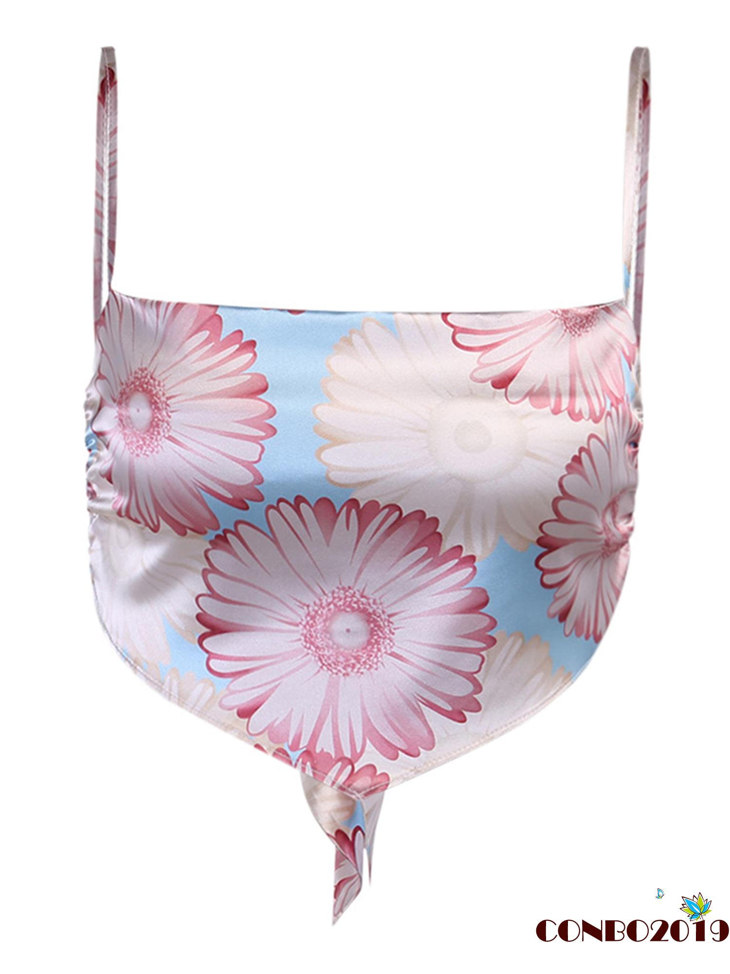 Áo Nữ Không Tay Họa Tiết Hoa Thời Trang Quyến Rũ | BigBuy360 - bigbuy360.vn