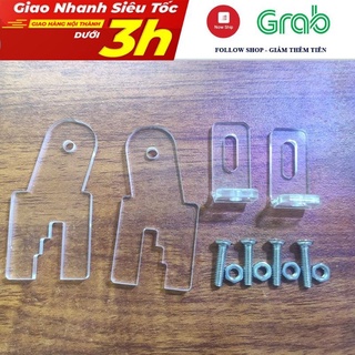 Bộ chân quạt mica trong suốt tản nhiệt cho hồ cá - phụ kiện thủy sinh