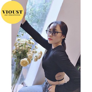Áo Tay Dài Hở Lưng - VIOUST