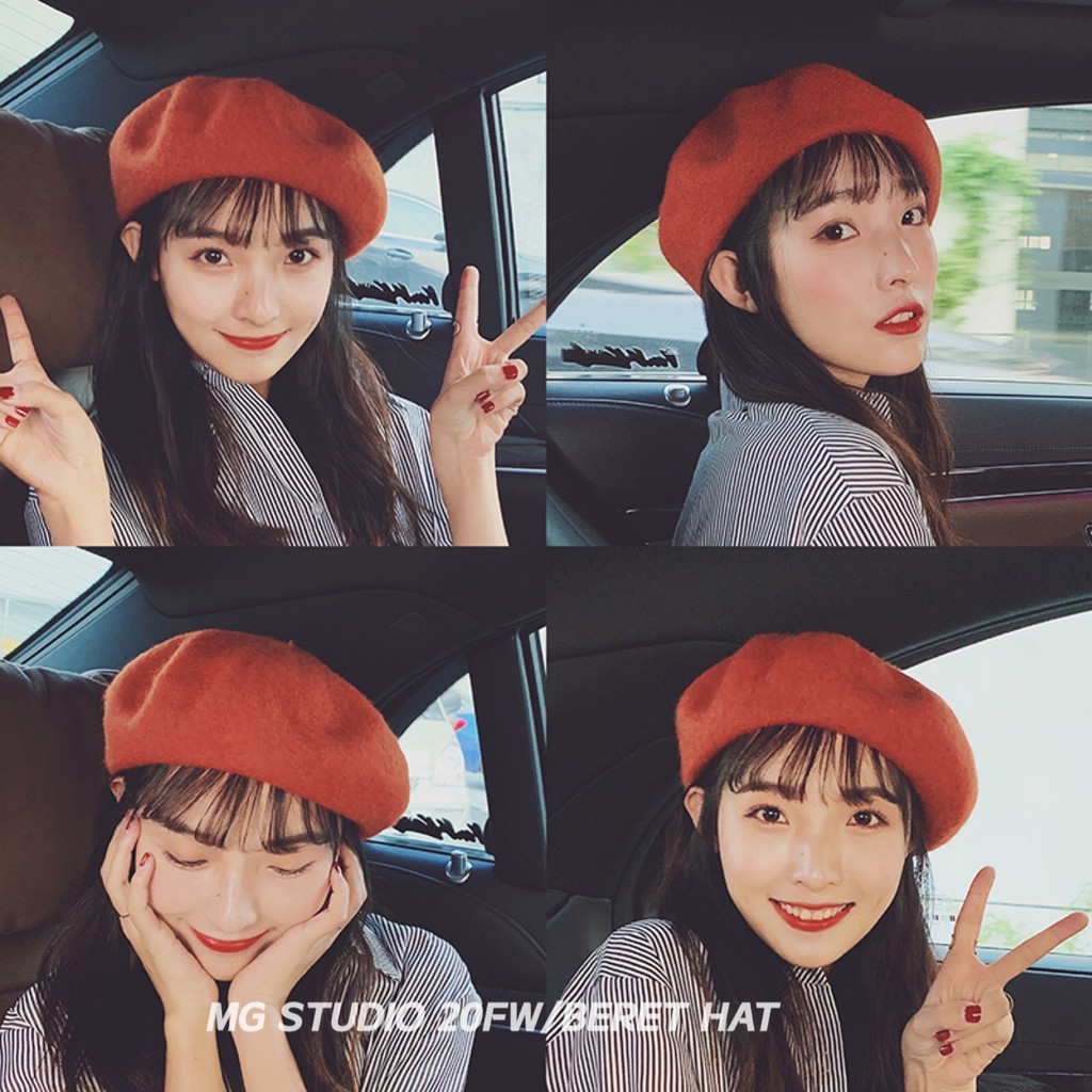 Mũ Nồi MG STUDIO Vải Len Gồm 18 Màu Sắc Thời Trang